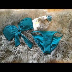 Red Carter Blue Bikini-NEW WITH TAGS - Size Small